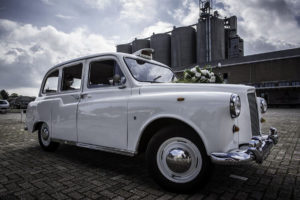 Engelse taxi Austin Hackney